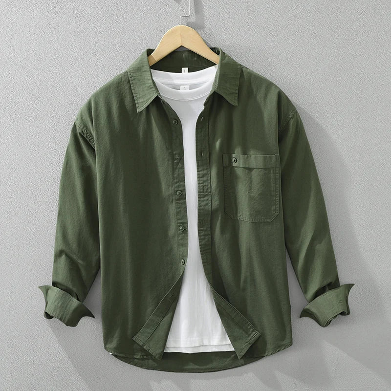 Elegancka Koszula Długie Rękawy For Men | Jorven 0