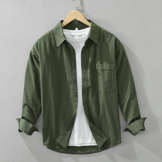 Elegancka Koszula Długie Rękawy For Men | Jorven 0