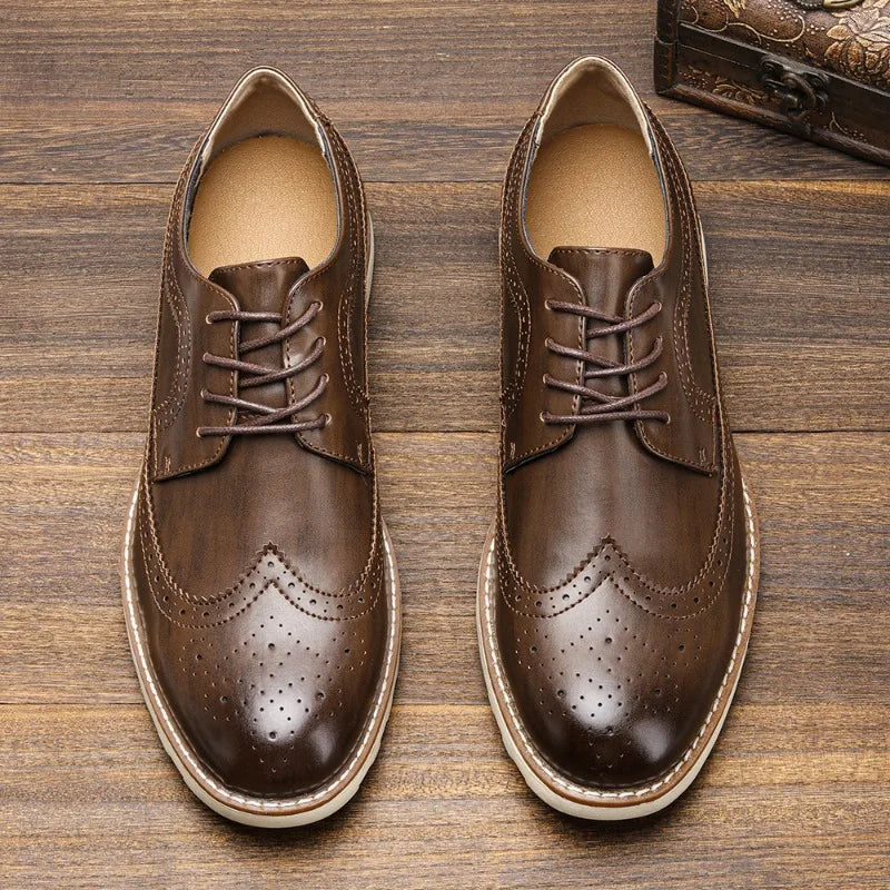 Eleganckie Skórzane Buty For Men | Jorven 4