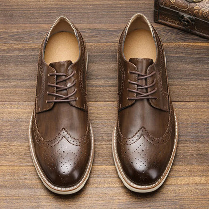 Eleganckie Skórzane Buty For Men | Jorven 4